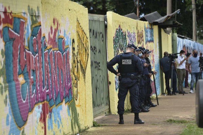  18/03/2022 Cr&eacute;dito: Minervino J&uacute;nior/CB/D.A Press. Brasil.  Brasilia - DF. Estudante esfaqueado em briga no Centro de ensino m&eacute;dio 03 na Ceil&acirc;ndia.