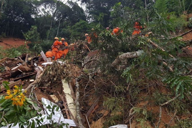 (crédito: Secretaria de Estado de Defesa Civil do Rio de Janeiro) (crédito: Secretaria de Estado de Defesa Civil do Rio de Janeiro)