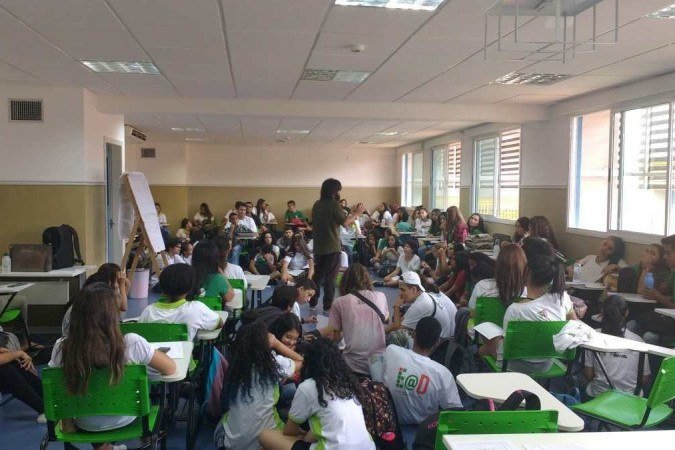 Alunos do IFB em sala de aula - (crédito: Alice Watson/ Arquivo pessoal) Alunos do IFB em sala de aula - (crédito: Alice Watson/ Arquivo pessoal)