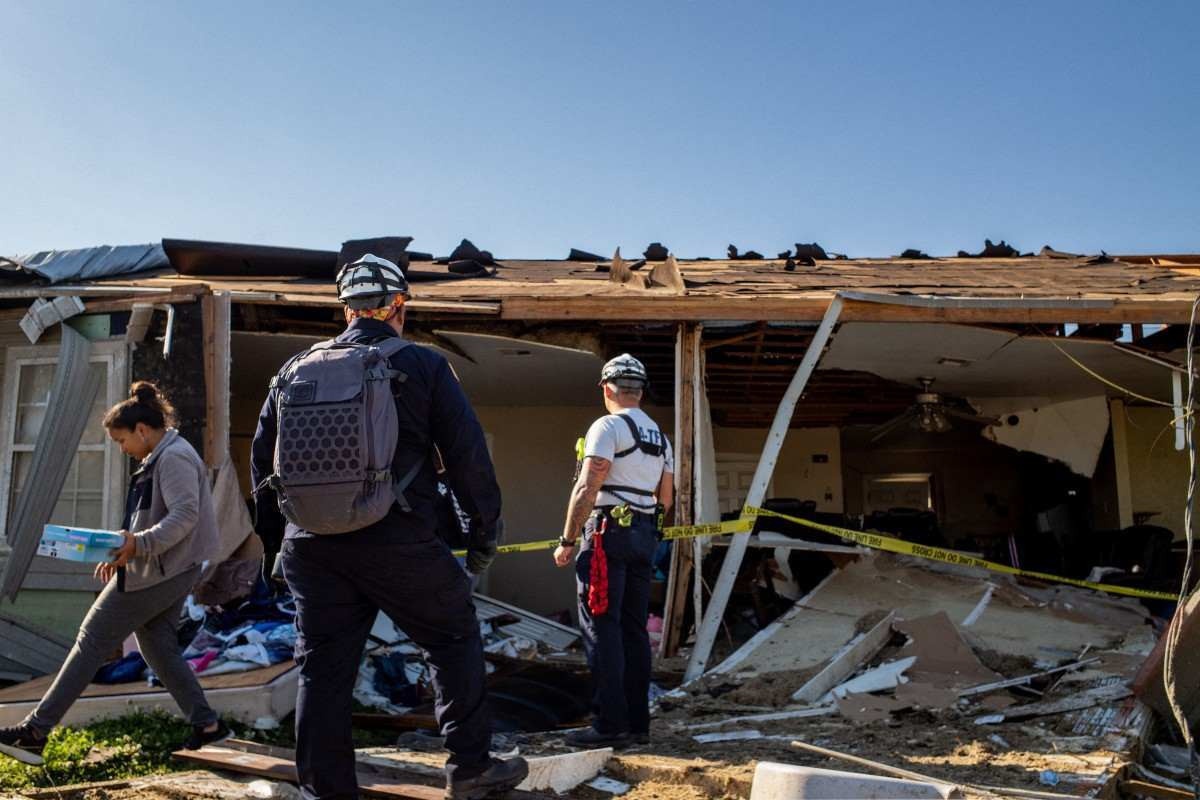 Tornado mata uma pessoa perto de Nova Orleans