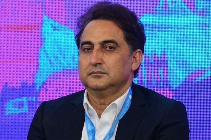  23/03/2022. Crédito: Ed Alves/CB/D.A Press. Brasil. Brasília - DF. Brasil. Coletiva de Imprensa da Campus Party. No Estadio Nacional de Brasilia - Mane Garrincha - Arena BRB - Arena Brasilia. Na foto Gilvan Maximo, Secretario de Ciencia, Tecnologia e Inovação. 