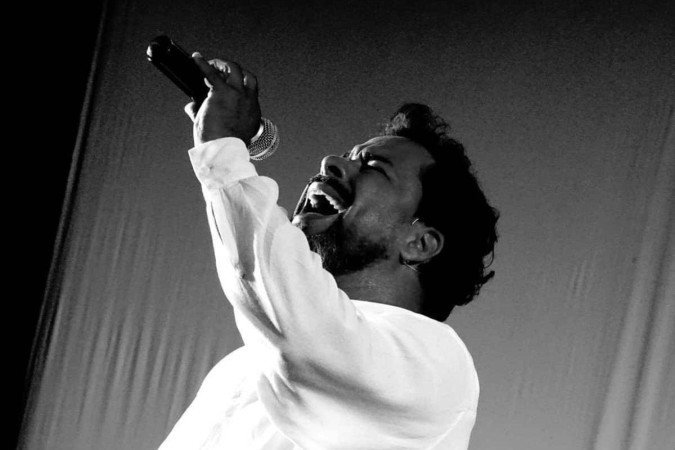 Rogério Silvestre em Gonzaguinha - Eterno aprendiz - (crédito: Kiko Salles/Divulgação) Rogério Silvestre em Gonzaguinha - Eterno aprendiz - (crédito: Kiko Salles/Divulgação)