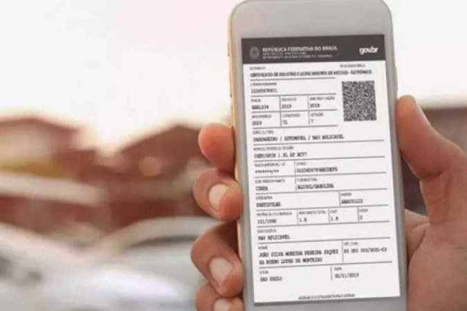 Continua o ime entre a justiça e a União para o retorno da emissão do CRLV em papel-moeda. - (crédito: Governo Federal/Divulgação) Continua o ime entre a justiça e a União para o retorno da emissão do CRLV em papel-moeda. - (crédito: Governo Federal/Divulgação)