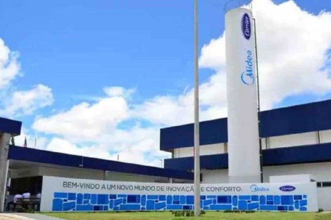 Fundada em 1968, a Midea já fabrica aparelhos de ar-condicionado e micro-ondas na unidade de Manaus - (crédito: Midea/Divulgação) Fundada em 1968, a Midea já fabrica aparelhos de ar-condicionado e micro-ondas na unidade de Manaus - (crédito: Midea/Divulgação)