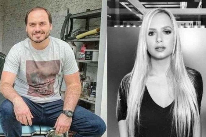 Carlos Bolsonaro não está mais noivo de Georgia Paiva Azambuja - (crédito: Redes Sociais/Reprodução) Carlos Bolsonaro não está mais noivo de Georgia Paiva Azambuja - (crédito: Redes Sociais/Reprodução)