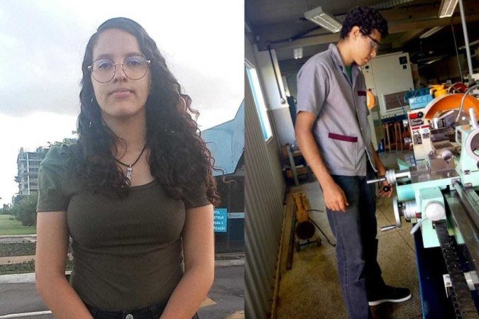 Daianne Costa - ex-estudante do IFB / Dimitri Chaves - ex-aluno do IFB - (crédito: Arquivo Pessoal) Daianne Costa - ex-estudante do IFB / Dimitri Chaves - ex-aluno do IFB - (crédito: Arquivo Pessoal)