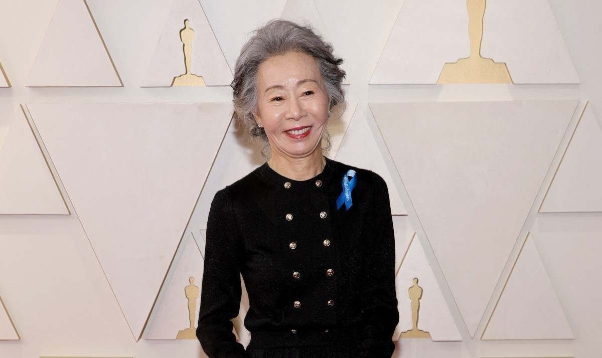  HOLLYWOOD, CALIFORNIA - MARCH 27: Yoon Yeo-jeong attends the 94th Annual Academy Awards at Hollywood and Highland on March 27, 2022 in Hollywood, California.   Mike Coppola/Getty Images/AFP (Photo by Mike Coppola / GETTY IMAGES NORTH AMERICA / Getty Images via AFP)
      