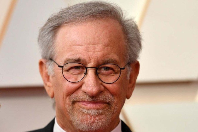 O diretor Steven Spielberg na prévia sessão de fotos da entrega do Oscar de 2022 - (crédito: ANGELA WEISS) O diretor Steven Spielberg na prévia sessão de fotos da entrega do Oscar de 2022 - (crédito: ANGELA WEISS)