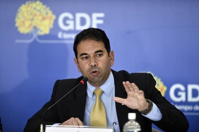  28/03/2022 Crédito: Minervino Júnior/CB/D.A Press. Brasil.  Brasilia - DF. Coletiva de imprensa no Palácio do Buriti sobre a violência nas escolas. Júlio Danilo Secretário de segurança pública.