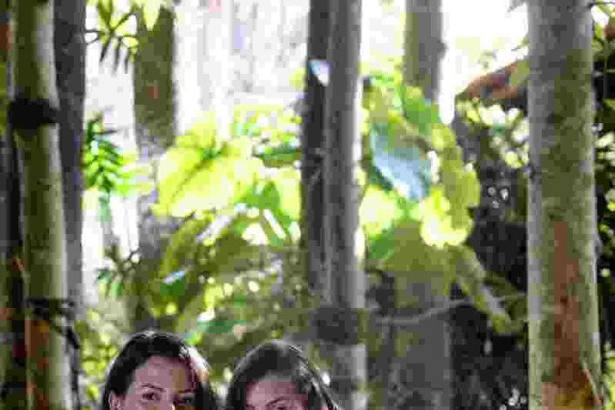  30/03/2022 Crédito: Marcelo Ferreira/CB/D.A Press. Brasil. Brasilia - DF -  Relacionamento de trisal, Sanny Rodrigues (short), Karina Matos e Diego Gonçalves.