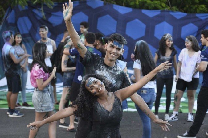  30/03/2022 Crédito: Minervino Júnior/CB/D.A Press. Brasil.  Brasilia - DF. Resultado do vestibular do PAS da UNB. Endrio Costa e Beatriz Felix aprovados em medicina.