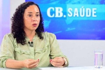  31/03/2022.  CB Saúde. Fabiana Damasio, diretora da Fiocruz Brasilia, é a entrevistada do CB.Saúde, na TV Brasília.
       -  (crédito:  Ed Alves/CB)