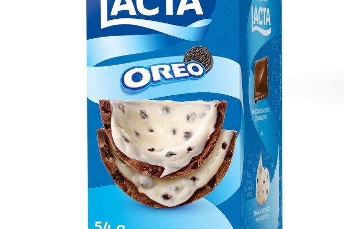 Ovinho recheado Lacta Oreo, 54g (R$ 25,90)