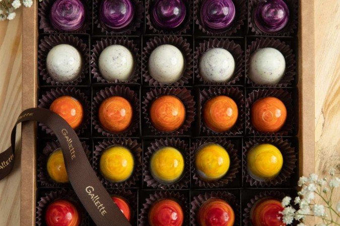 Caixa de bombons Coisas Boas da Vida, da Gallette (R$ 176)