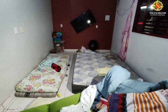 Suspeito foi preso em flagrante neste local - (crédito: PMDF/Divulgação) Suspeito foi preso em flagrante neste local - (crédito: PMDF/Divulgação)