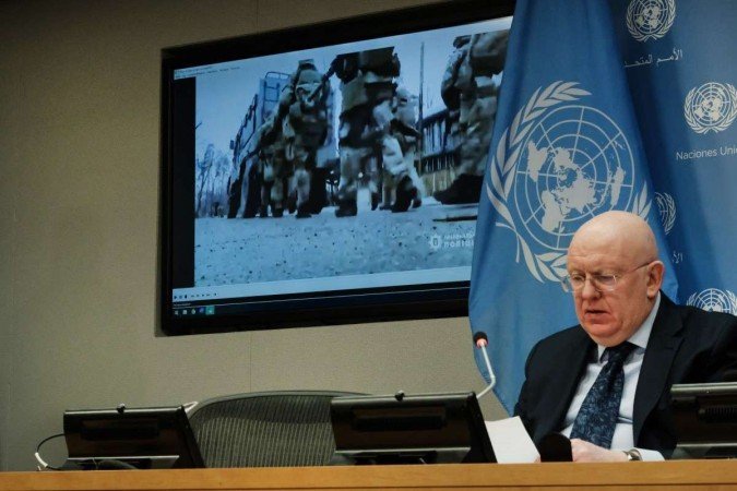 Vasily Nebenzya, embaixador da Rússia na ONU: 