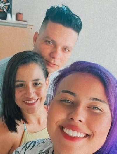 Felipe, Kawany e Laís são o "Trisal da Cei", como são conhecidos no Instagram 