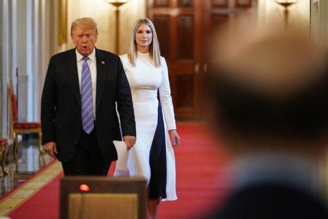 Ivanka Trump vai depor perante comissão sobre o ataque ao Capitólio - (crédito: AFP) Ivanka Trump vai depor perante comissão sobre o ataque ao Capitólio - (crédito: AFP)