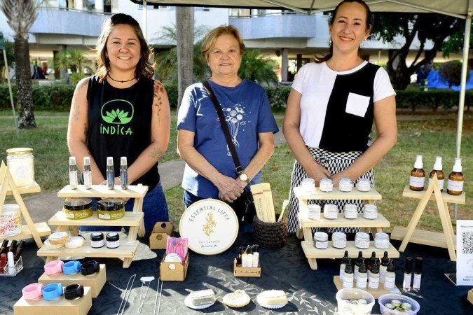 Tatyane de Carvalho, Imaculada Mantovini e Maira Coelho: muita energia   