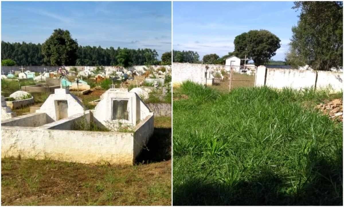 A prefeitura de Itararé argumentou que o cemitério passou por uma limpeza há 15 dias, no entanto, fotos feitas por Eliseu mostra um descaso criado ao longo do tempo