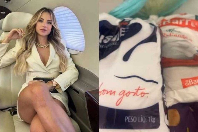 Ex-BBB Gabi Martins é socorrida pelos fãs que enviam cesta básica - (crédito: Reprodução/Instagram/Montagem) Ex-BBB Gabi Martins é socorrida pelos fãs que enviam cesta básica - (crédito: Reprodução/Instagram/Montagem)