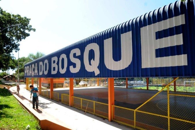 A reforma do parque teve investimento de R$ 500 mil - (crédito: Lúcio Bernardo Jr/Agência Brasília) A reforma do parque teve investimento de R$ 500 mil - (crédito: Lúcio Bernardo Jr/Agência Brasília)