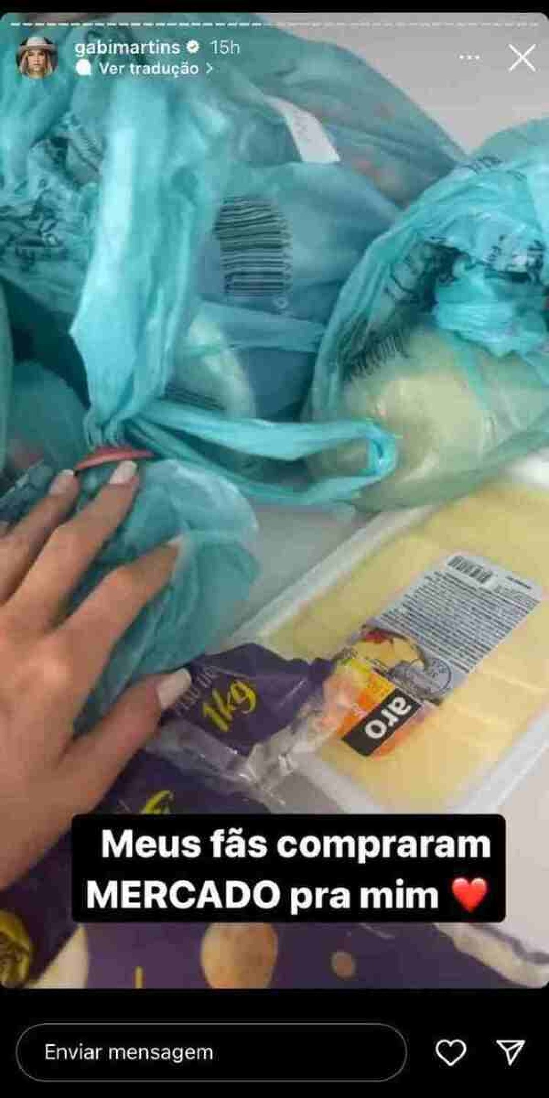 Stories de Gabi Martins