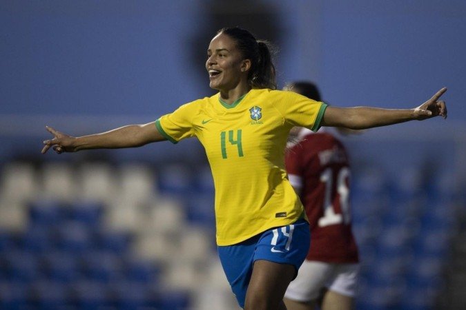 Gabi Nunes deu show à parte na vitória do Brasil contra a Hungria: atacante do Real Madrid balançou a rede duas vezes
- (crédito: Lucas Figueiredo/CBF) Gabi Nunes deu show à parte na vitória do Brasil contra a Hungria: atacante do Real Madrid balançou a rede duas vezes
- (crédito: Lucas Figueiredo/CBF)