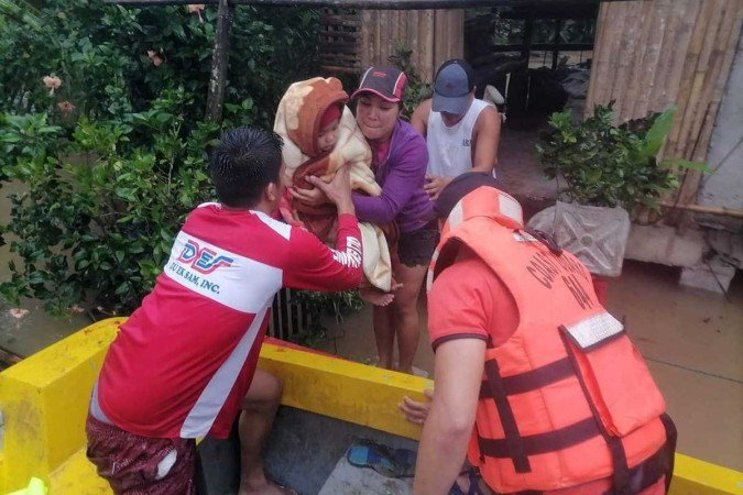 (crédito: Handout / Philippine Coast Guard (PCG) / AFP) (crédito: Handout / Philippine Coast Guard (PCG) / AFP)