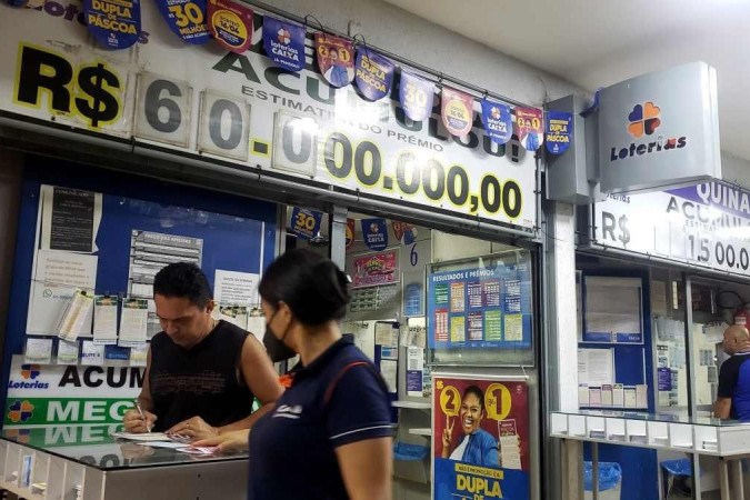 Mega-Sena sorteia R$ 60 milhões e apostas podem ser feitas até as 19h