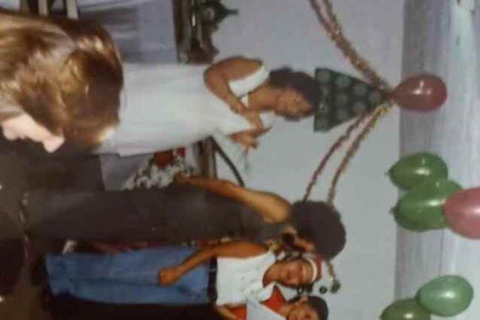 As festas natalinas tinham até a presença do Papai Noel 