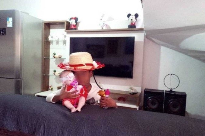 Menina de 4 anos teria sido vítima de racismo e agressão física na escola Sesc Educação Infantil,em Curitiba -  (crédito: Arquivo pessoal)