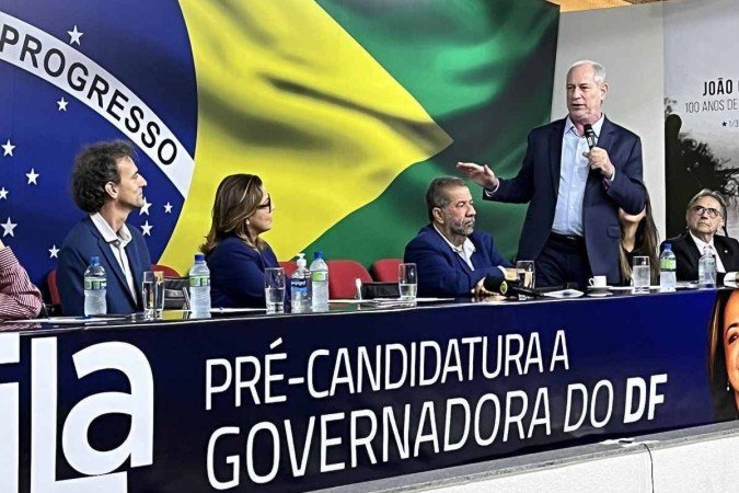  18/04/2022 Crédito: Ana Maria Campos/CB. Lançamento da pré-candidatura de Leila Barros, com a presença de Ciro Gomes ao Governo do DF.