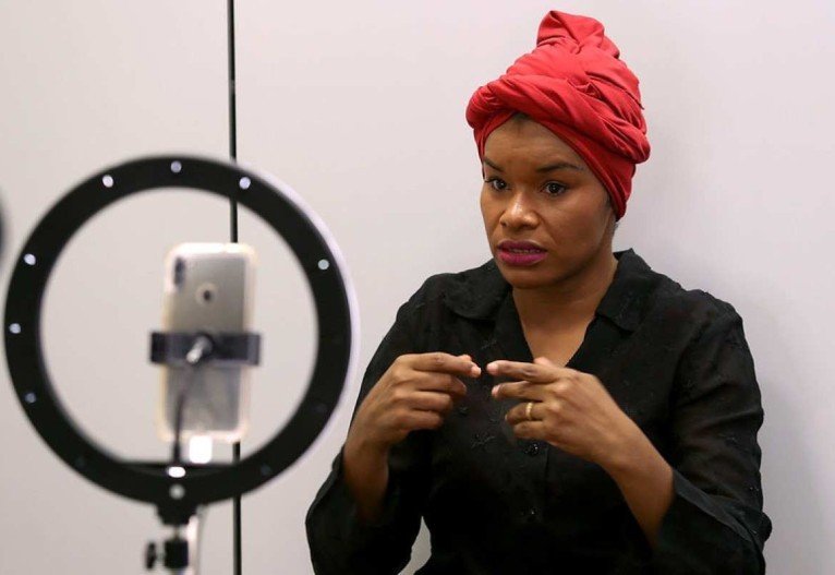 Babi, responsável pela inclusão de pessoas com deficiência