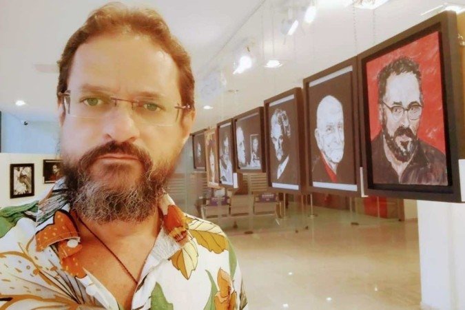 O romancista Daniel Barros também tem carreira de artista plástico - (crédito: Arquivo Pessoal ) O romancista Daniel Barros também tem carreira de artista plástico - (crédito: Arquivo Pessoal )