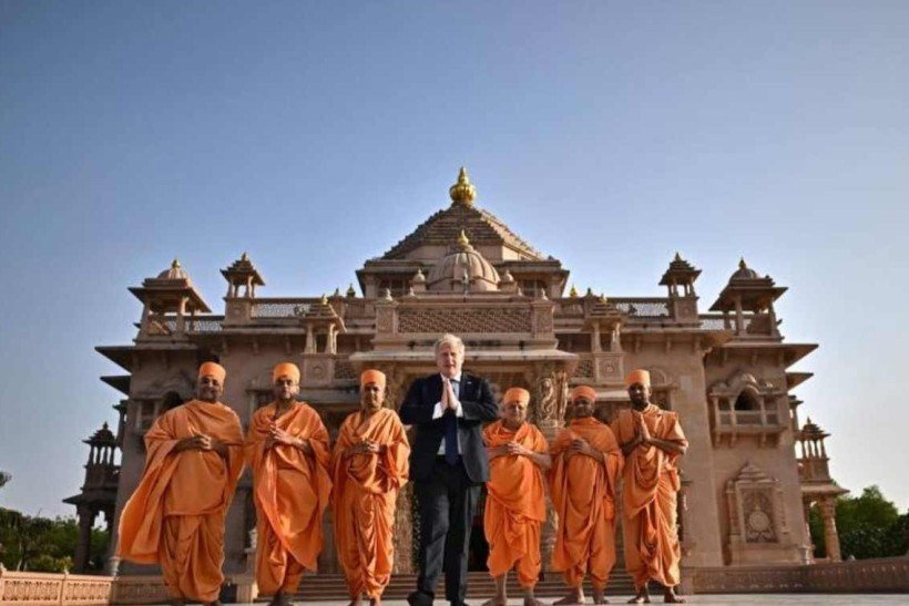 Primeiro-ministro Boris Bhonson em viagem &agrave; &Iacute;ndia