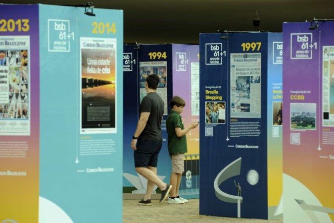 23/04/2022. Crédito: Carlos Vieira/CB/D.A Press. Brasil. Brasilia - DF.  Cidades. Exposição e oficina do Correio Braziliense no CCBB.