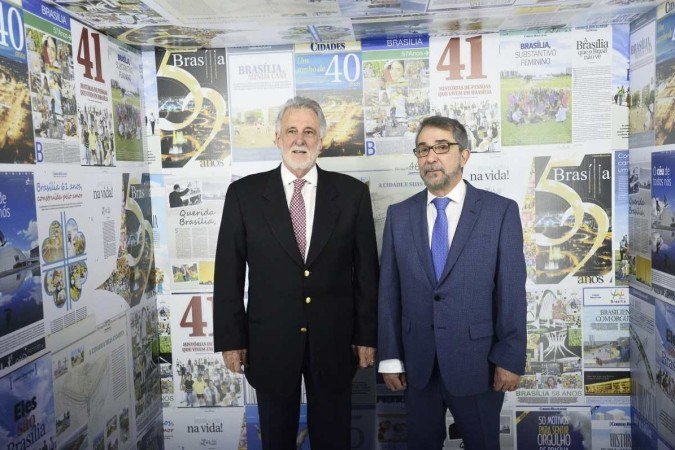 Carlos Melles, diretor-presidente do Sebrae, e Guilherne Machado