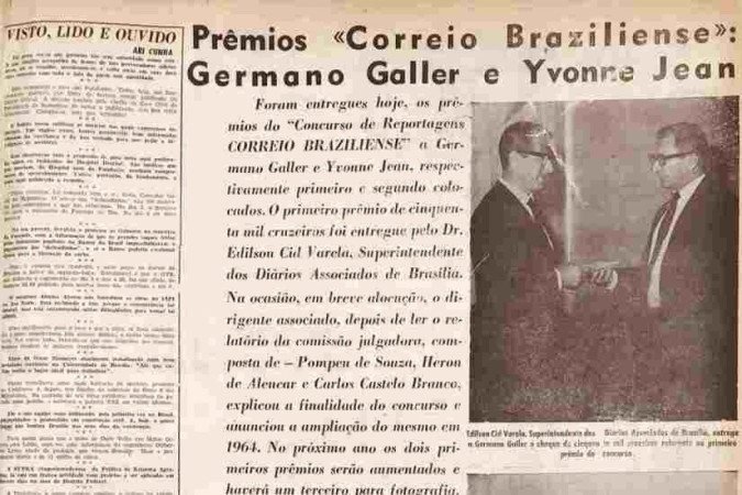 Página do Correio Braziliense de 20 de abril de 1963