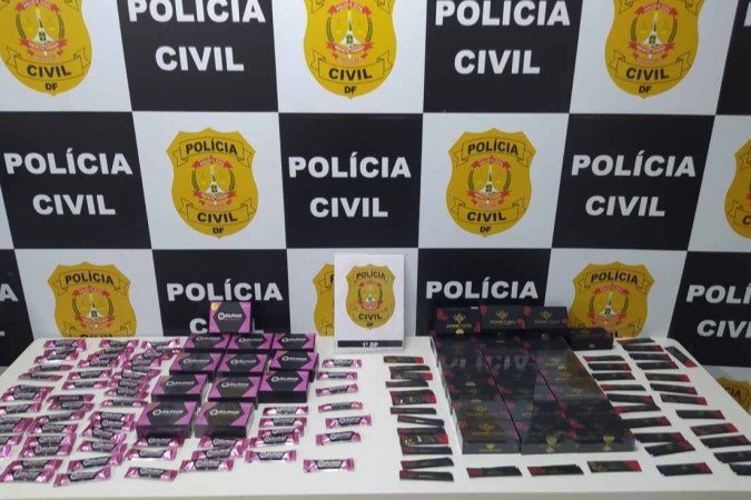Substância é proibida pela Anvisa - (crédito: PCDF/Divulgação) Substância é proibida pela Anvisa - (crédito: PCDF/Divulgação)