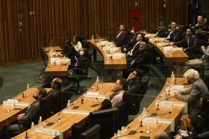  28/04/2022 Crédito: Minervino Júnior/CB/D.A Press. Brasil.  Brasilia - DF. Sessão solene na Câmara Legislativa em homenagem aos 62 anos da TV Brasília.