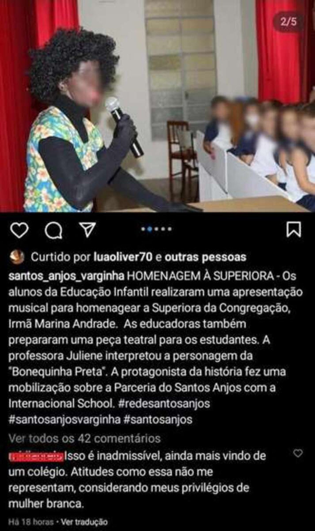 Ação em escola de Varginha tem repercussão negativa Ação em escola de Varginha tem repercussão negativa