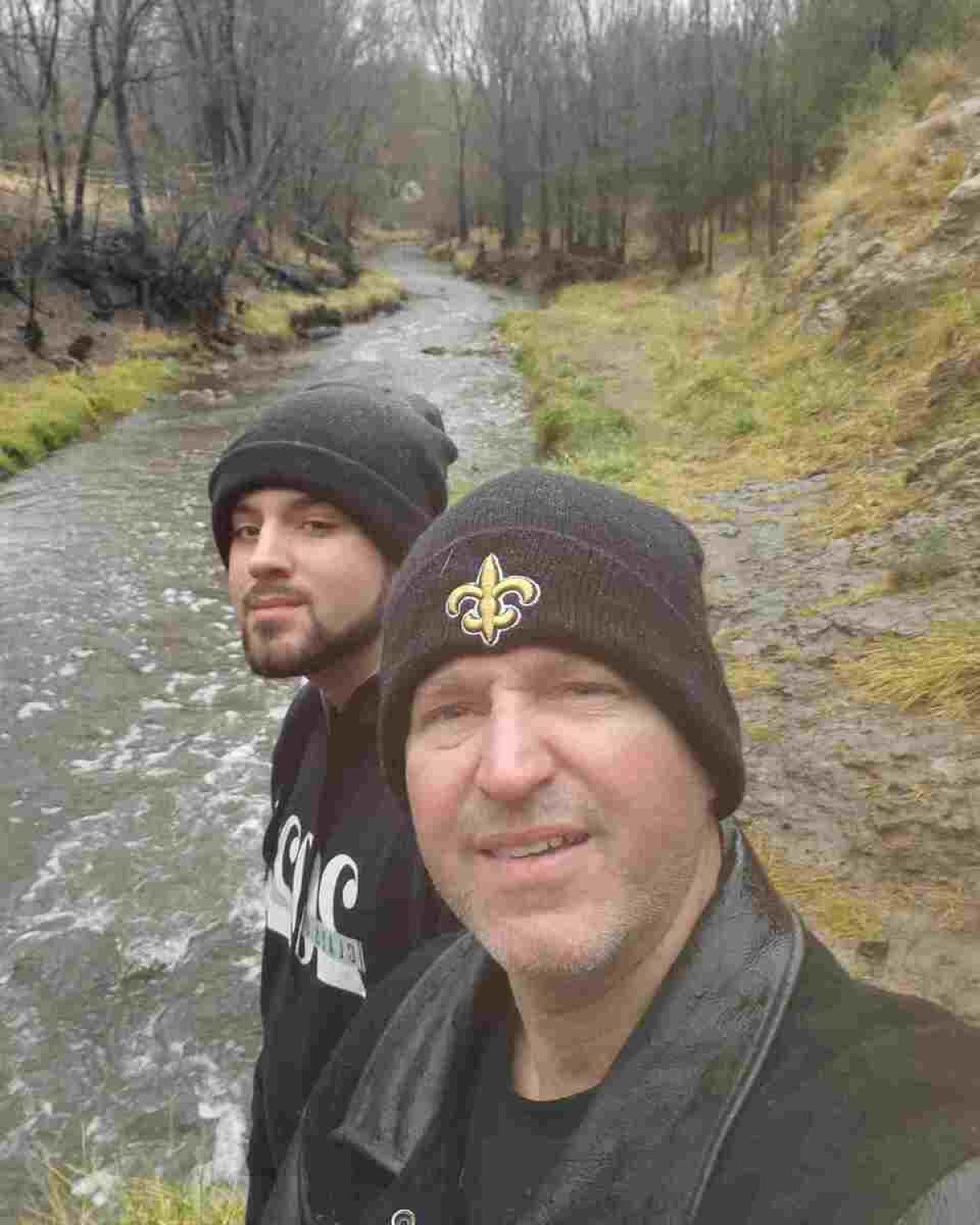 Aaron Ohlson e o filho David Allan Ohlson