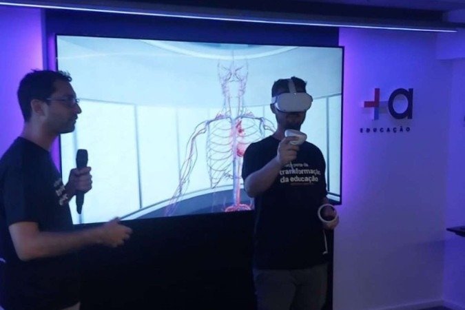 A plataforma de ensino +A Educação investe em conteúdos do metaverso para estimular a criatividade e engajamento de estudantes de medicina e engenharia e acelerar o processo de aprendizagem - (crédito: Divulgação +A Educação) A plataforma de ensino +A Educação investe em conteúdos do metaverso para estimular a criatividade e engajamento de estudantes de medicina e engenharia e acelerar o processo de aprendizagem - (crédito: Divulgação +A Educação)