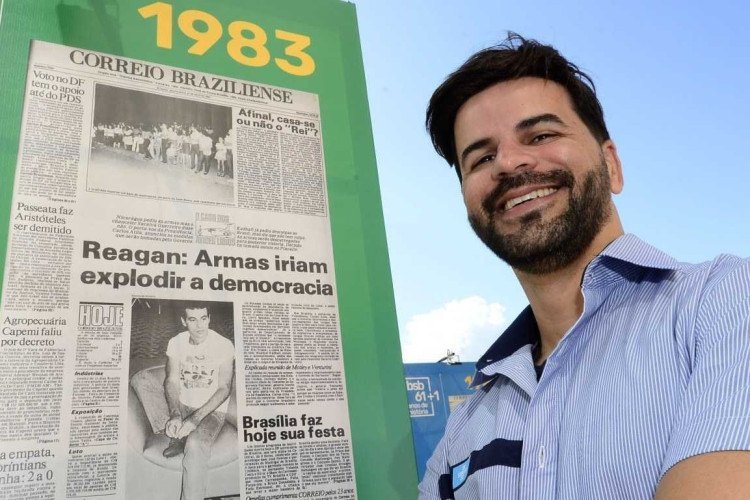  29/04/2022 Crédito: Marcelo Ferreira/CB/D.A Press. Brasil. Brasilia - DF - CCBB. exposição bsb 61 1 dias de história. Gustavo Paiva.