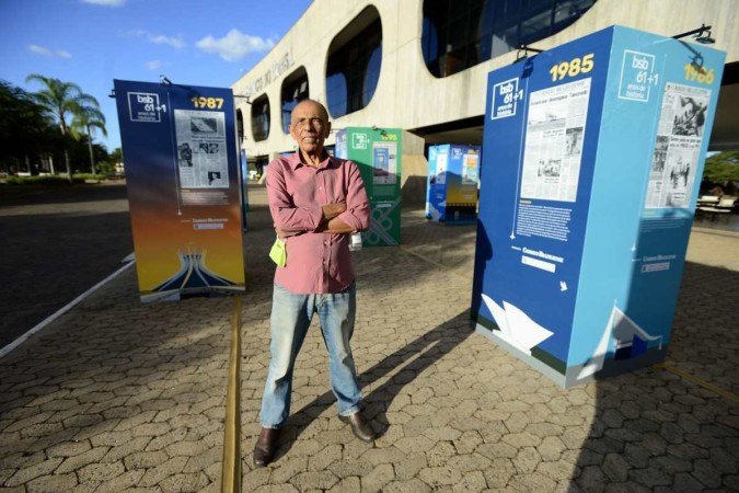  30/04/2022 Crédito: Marcelo Ferreira/CB/D.A Press. Brasil. Brasilia - DF -  CBB. exposição bsb 61+1 dias de história. Aluísio Nonato.