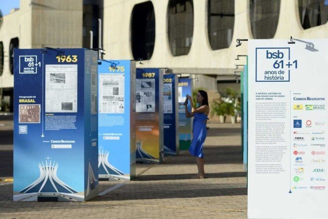  30/04/2022 Crédito: Marcelo Ferreira/CB/D.A Press. Brasil. Brasilia - DF -  CBB. exposição bsb 61 1 dias de história.