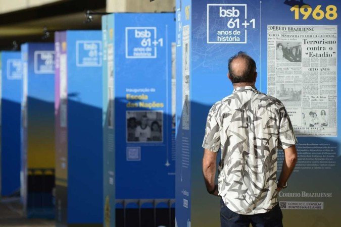  30/04/2022 Crédito: Marcelo Ferreira/CB/D.A Press. Brasil. Brasilia - DF -  CBB. exposição bsb 61+1 dias de história.