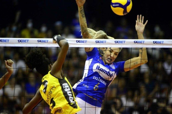  29/04/2022 Cr&eacute;dito: Carlos Vieira/CB. Esportes. Minas &eacute; Campe&atilde;o pela Superliga de Volei Feminino.