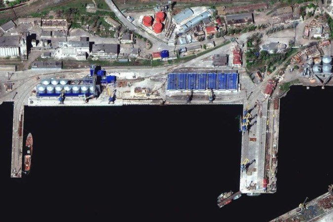  (crédito: Satellite image ©2022 Maxar Technologies / AFP)